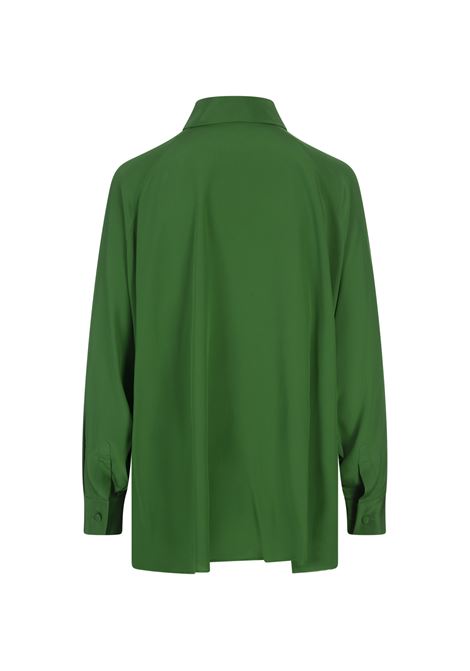 Camicia In Seta Verde GIANLUCA CAPANNOLO | 25ET611-4003005 GREEN